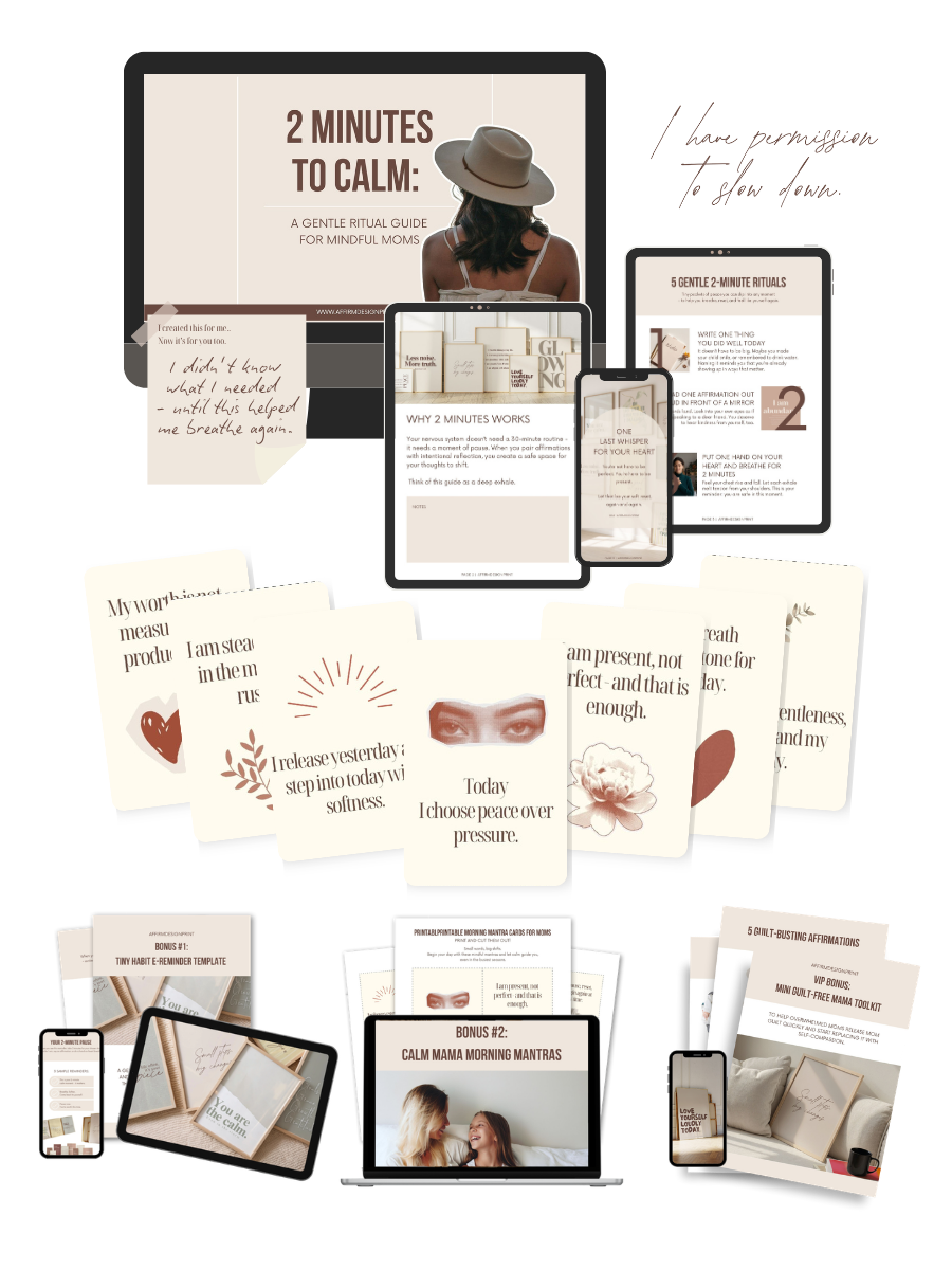 2 Minutes to Calm ebook mockup